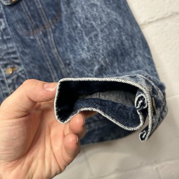 Vintage Lee Riders Union Denim Trucker Jacket “Dark Wash” - Picture 5 of 6